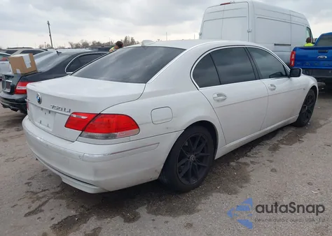 2006 BMW 750Li z USA, uszkodzony, nr VIN WBAHN835X6DT30740